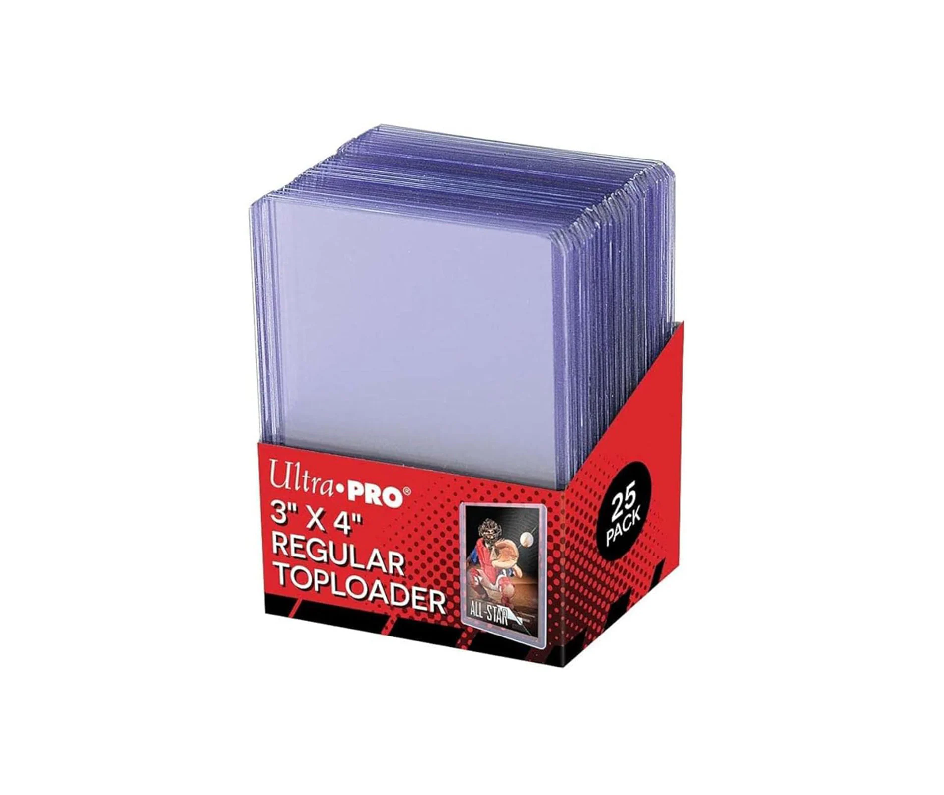 Ultra Pro - Toploader 3 x 4 Clear Regular (25)